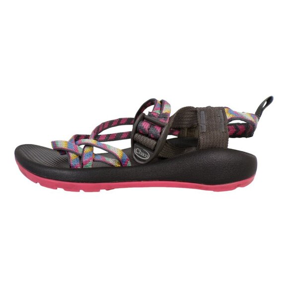 Chaco's Big Girls Ecotred Multi Stripe Strappy Hiking Outdoor Sandals Sz 4 #1329 - Picture 3 of 9
